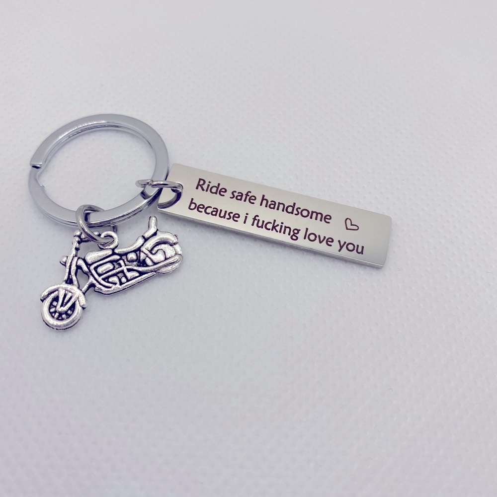 Ride Safe Keychain